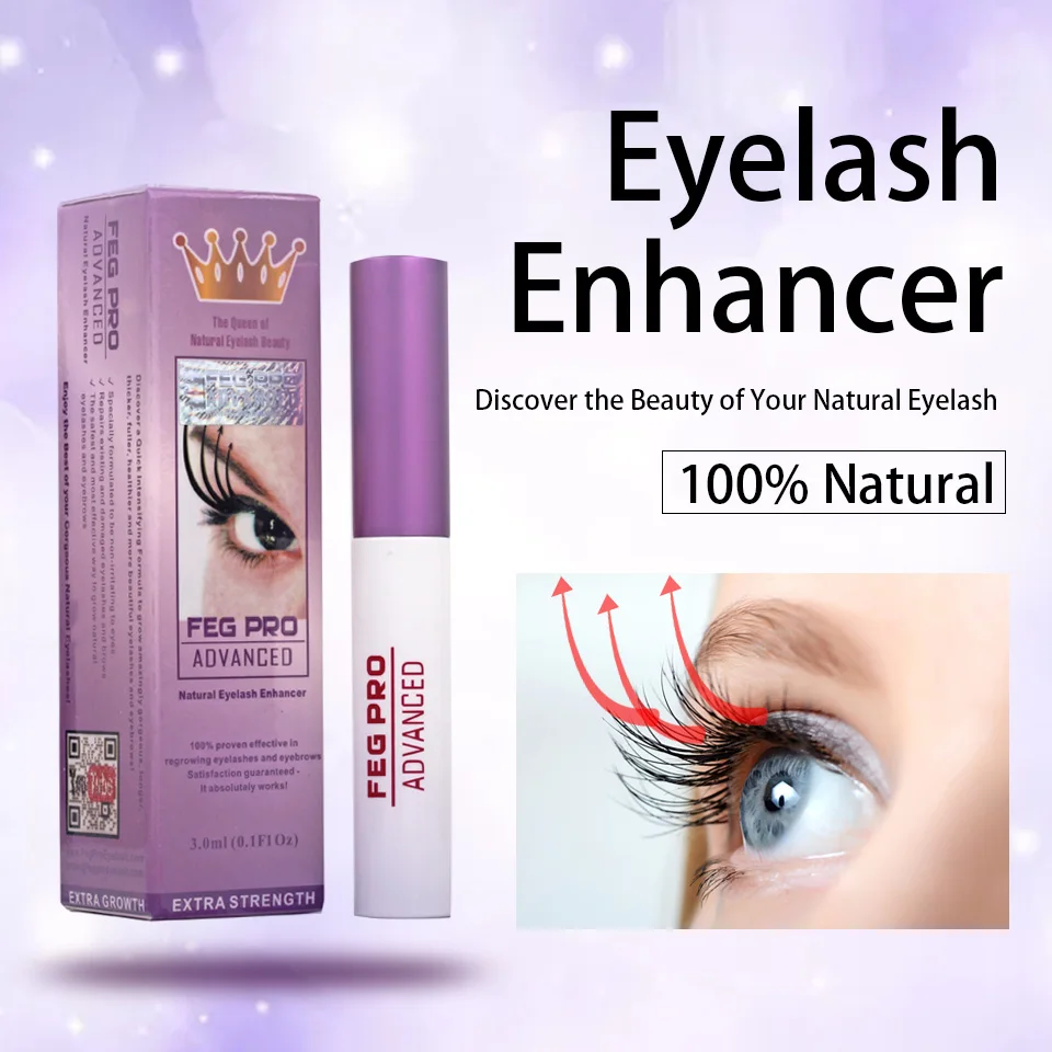 

NEWCOME FEG 100% Natural Eyelash/Eyebrow Enhancer Eyelash Serum Eyelash Growth Serum Treatment Mascara Length Thickness Lashes