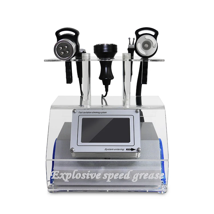5 в 1 оборудование для красоты RF вакуум 40K кавитация ультразвуковой липолиз