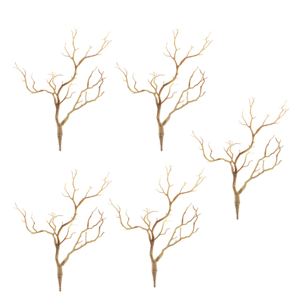 5 шт. пластиковые ветки растений для украшения дома свадьбы | Дом и сад