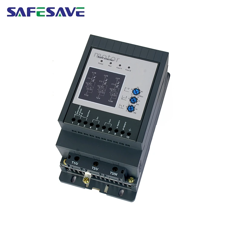 Устройство плавного пуска цена 220v 0.37kw 2A переменного тока Soft starter с байпасом