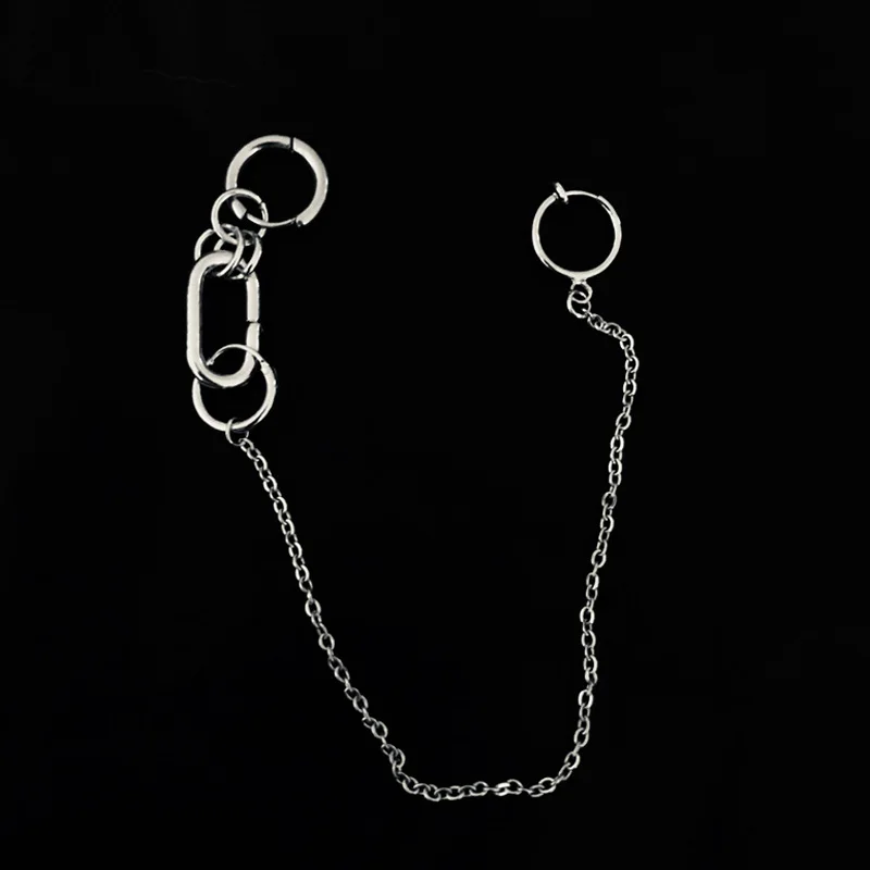 Модные стильные индивидуальные Искусственные серьги в стиле панк кольцо для губ