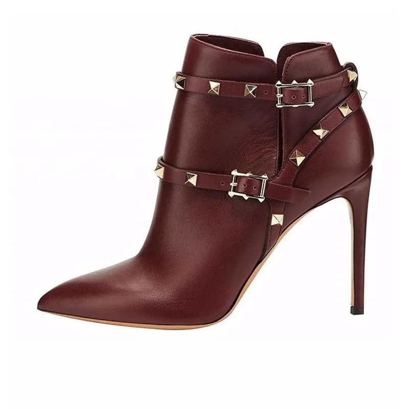 Роскошные Брендовые ботильоны на высоком каблуке шпильке женская пикантная