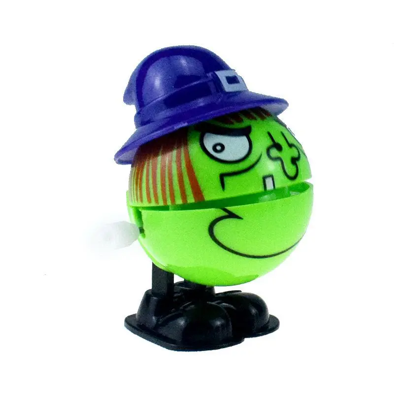 

Novel and interesting four spring up chain jump green witches and witches' Halloween toys