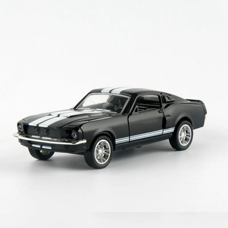Ford Mustang GT модель игрушечного автомобиля из сплава GT500 детского с дисплеем подарок