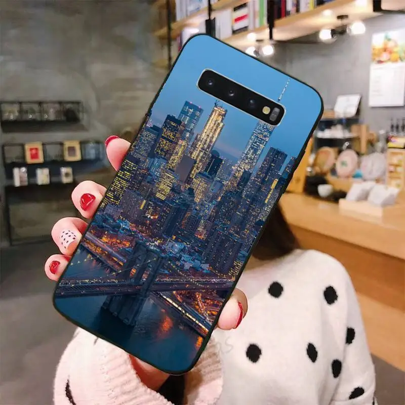 

NYC NEW YORK city Phone Case For Samsung A50 A51 A71 A20E A20S S10 S20 S21 S30 Plus ultra 5G M11 funda shell