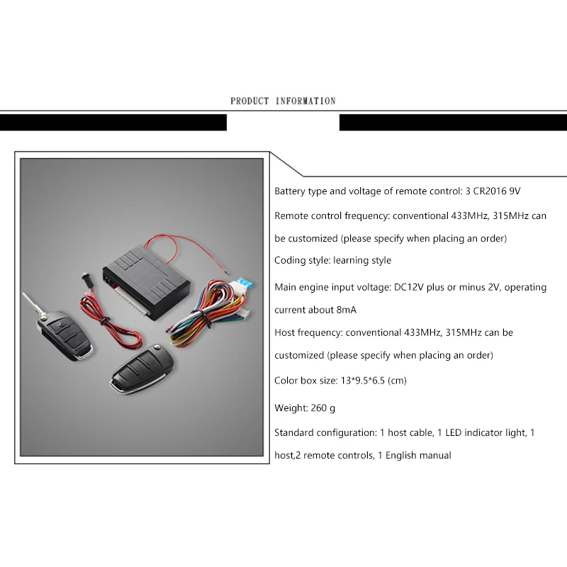 

Car Remote Central Locking Door Lock Keyless Remote Control Central Entry System Auto Remote Central Kit Remote Controllers-Y