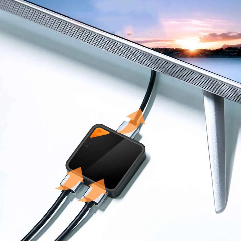 Обмен мониторы Bi направления HD 4K Экран сплиттер Офис Порты и разъёмы Plug And Play