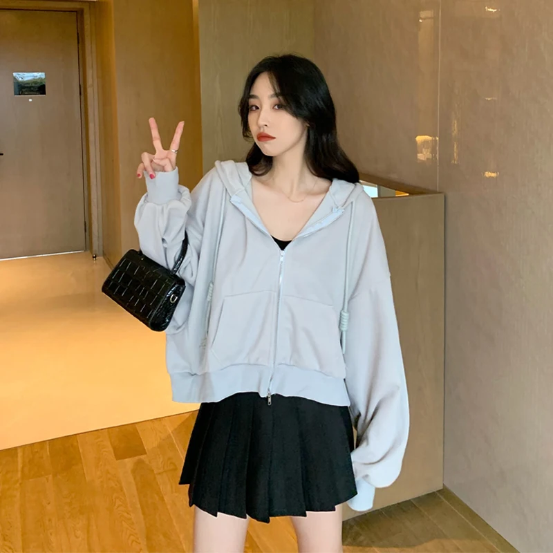 

Осень-зима 2020, пальто с капюшоном Harajuku, свободные толстовки с карманами, Женские флисовые фланелевые пуловеры, Женская толстовка из хлопка