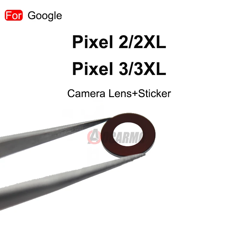 1 шт. стекло для объектива задней камеры с наклейкой Google Pixel 2 3 XL 2xl 3XL Запасная