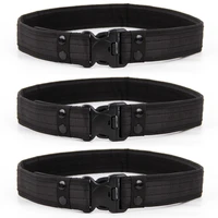 21 pcs army style combat belts quick release tactical belt fashion men military canvas waistband outdoor hunting hiking tools