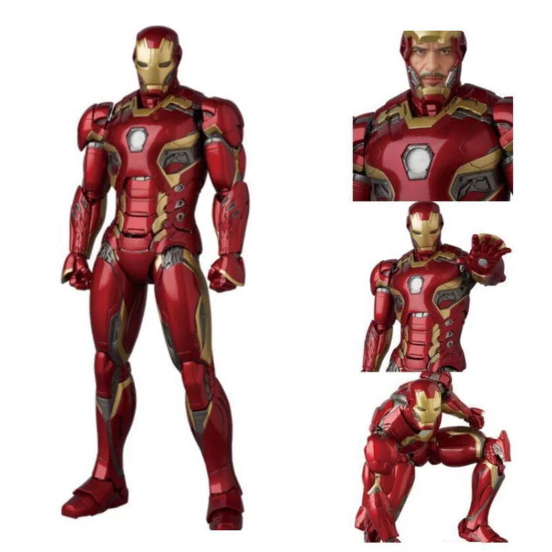 

16cm Avengers Iron Man MK45 MAF022 Ironman PVC Action Figure Collectible Model Toys Christmas Gift