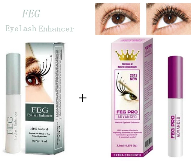 2 шт. FEG усилитель ресниц стойкая краска для усиления цвета бровей Сыворотка роста