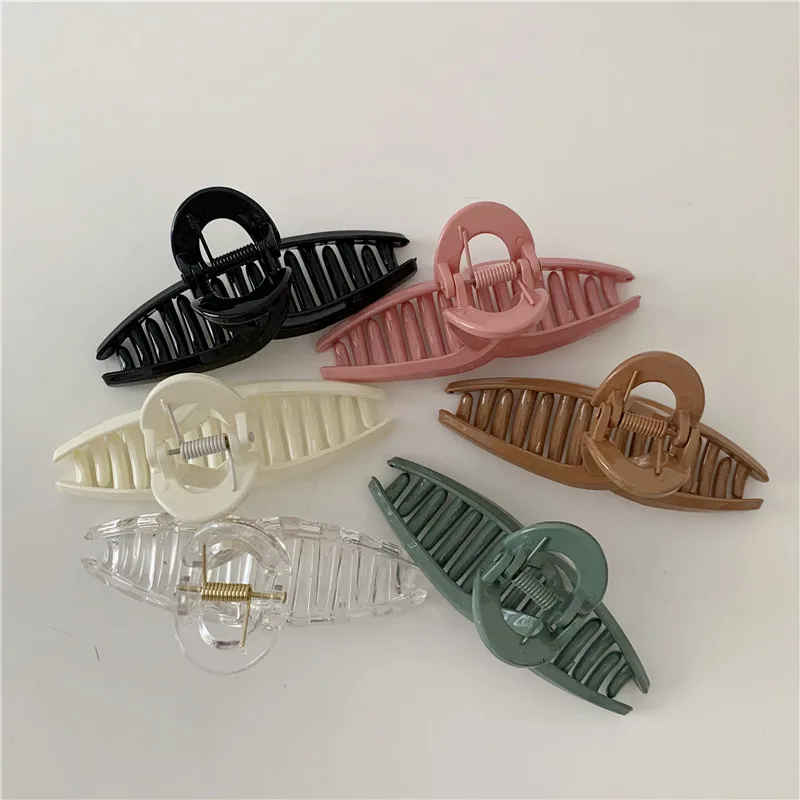 INS Интернет знаменитости Ретро заколки Большое банное зажим для волос заколка со