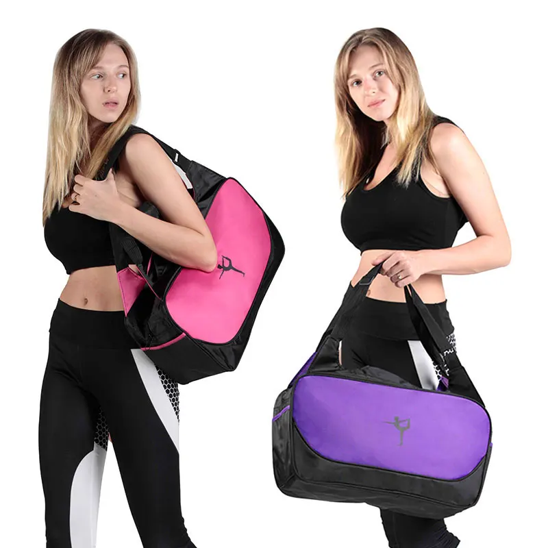

Multi-functional High-capacity Yoga Mat Backpack Canvas Waterproof Women's Pilates Fitness Shoulder 48*24*16cm (Without Mat)