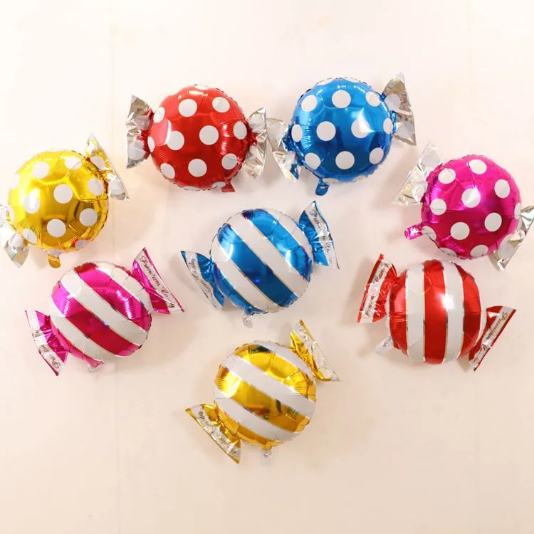 

Party balloon cartoon candy shape floating air ball children birthday party decoration aluminum foil balloon wholesale
