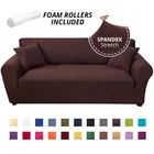 Эластичный чехол для дивана современный диван-кровать для Гостиная стрейчевый спандекс угловой диван Чехол секционные 1234 сиденье