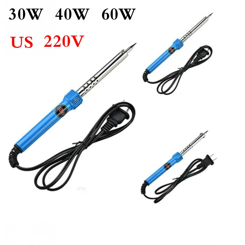 220V Электрический паяльник Внешний подогревом ручной сварочный припой 30 Вт/40 Вт/60