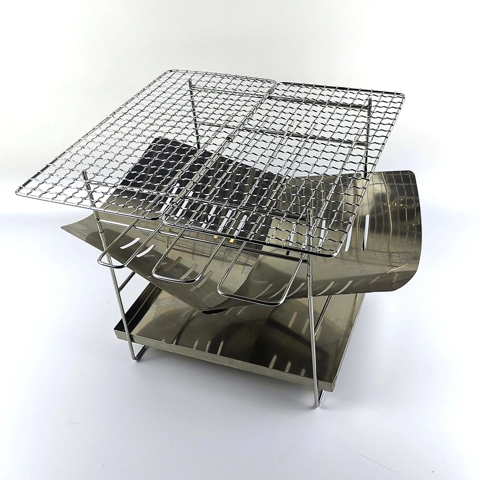 Складная подставка для благовоний сверхлегкая переносная из нержавеющей стали