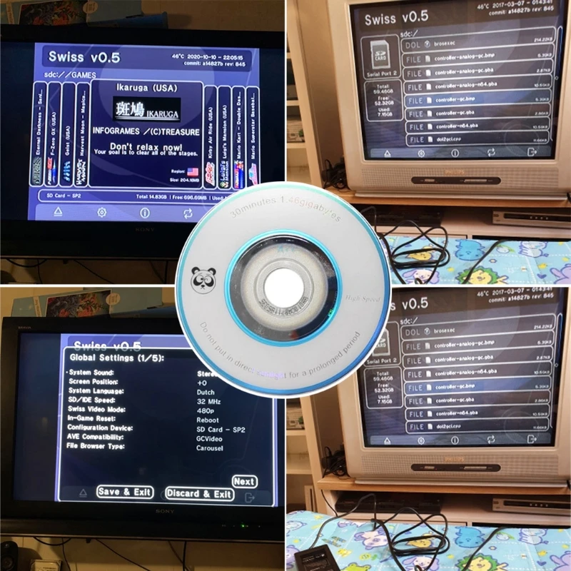 Чип для прямого чтения Xeno Mod с адаптером карты SD2SP2 и NTSC-J/NTSC-U/PAL CD модификационная