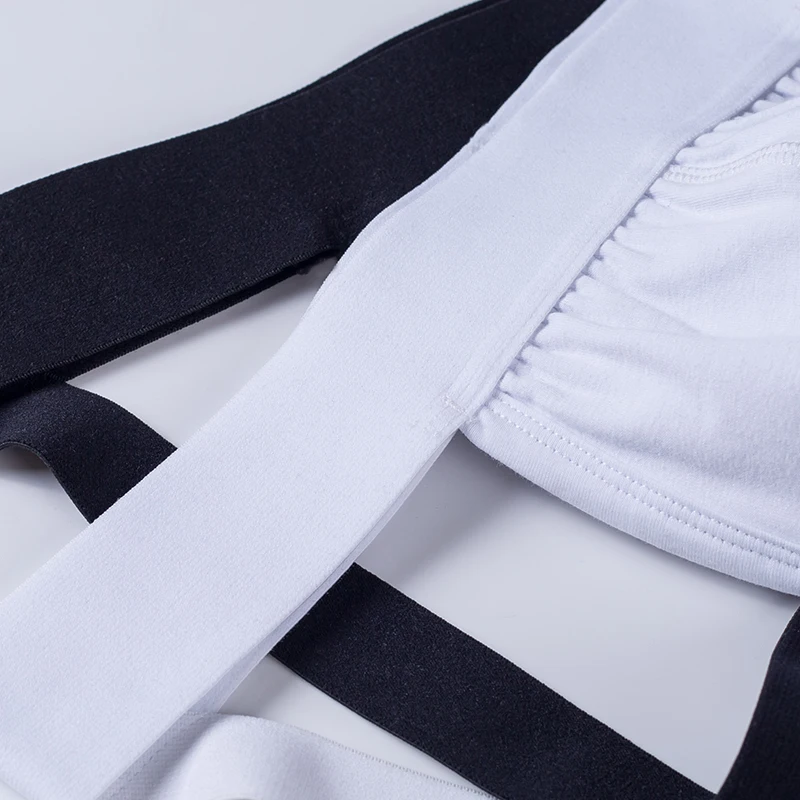 

ORLVS Brand Men Jockstrap Gay Underwear Pouch Cuecas Sexy Men's Thong Cotton Panties Man Underpants Gay Slip Homme Srting