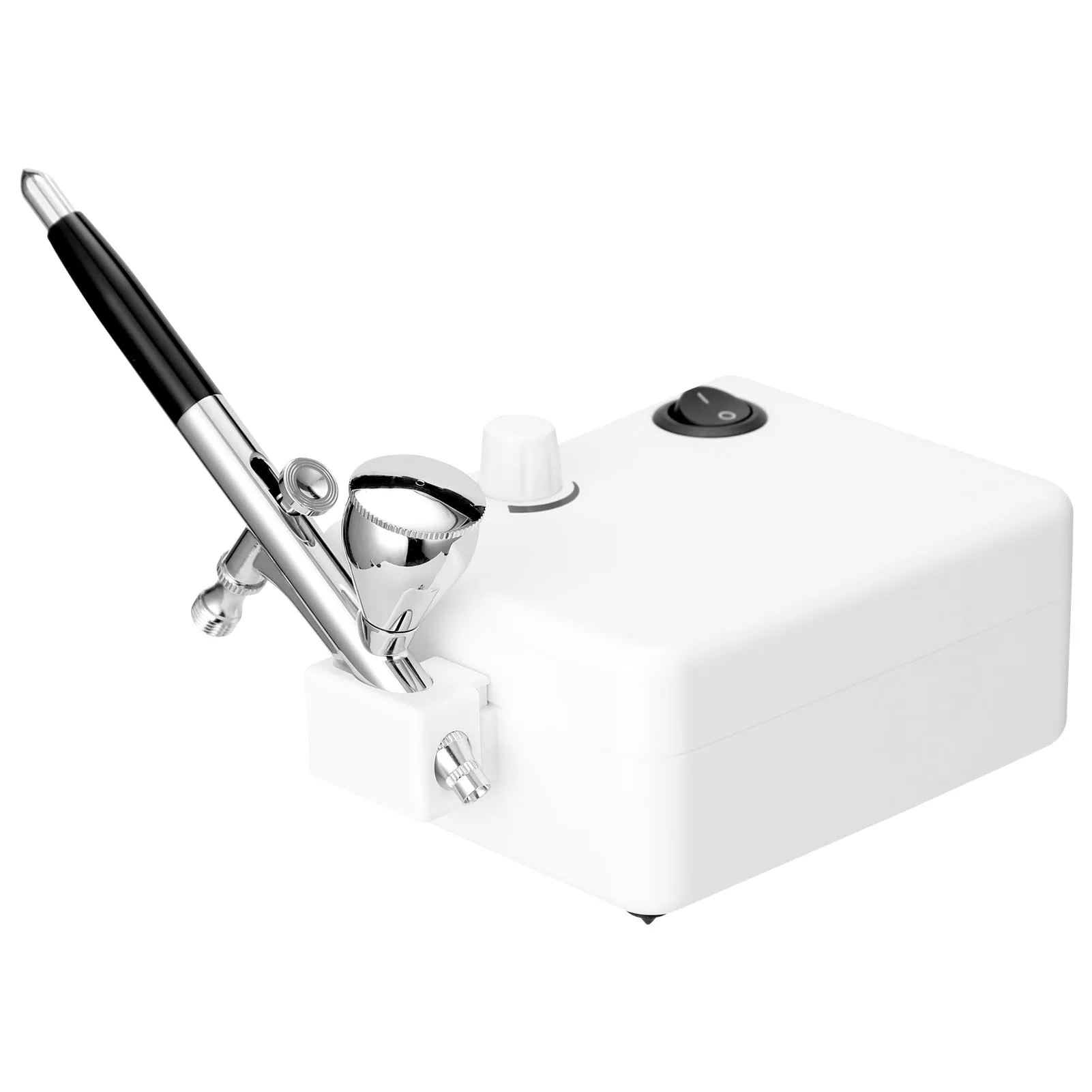 

Professional 0.3mm Airbrush Gun Multi-purpose Spray Gun Non-oil Type 30PSI Air Compressor Set Paint Gun for Making Art Painting