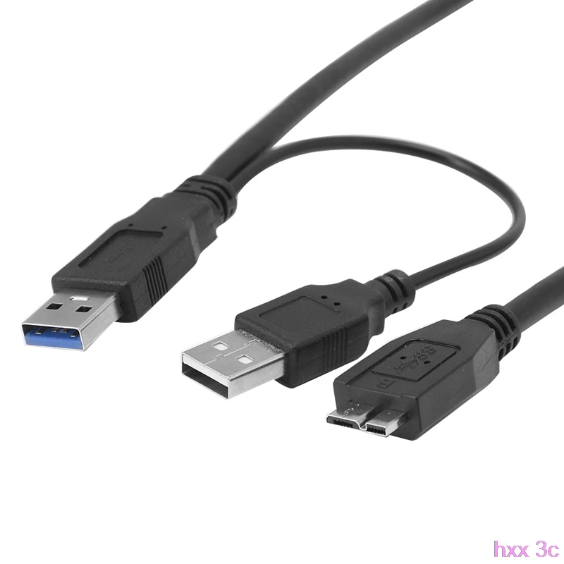 Внешний жесткий диск USB 3 0 Dual Power Y Shape 2 x Type A на Micro B Cable|Инструменты для кабеля| |