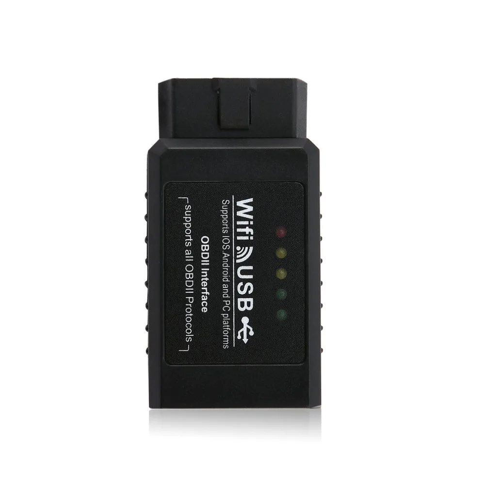 20 шт. новое обновление ELM327 wifi USB сканер диагностический инструмент ELM 327 Wifi OBD ii