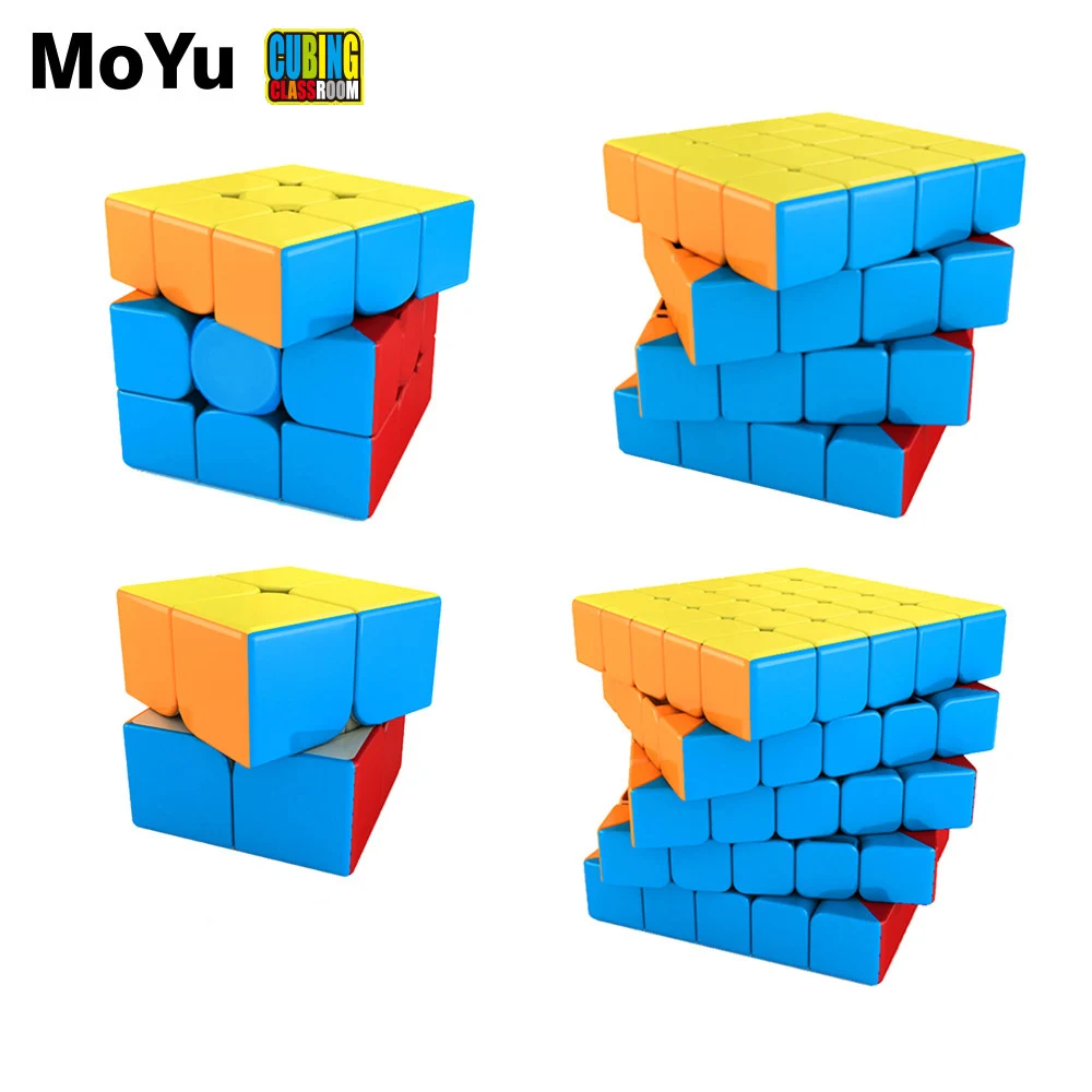 MoYu Meilong 2x2 3x3 4x4 5x5 магический куб кубик кубики класс 3C пазл Магический наклейки