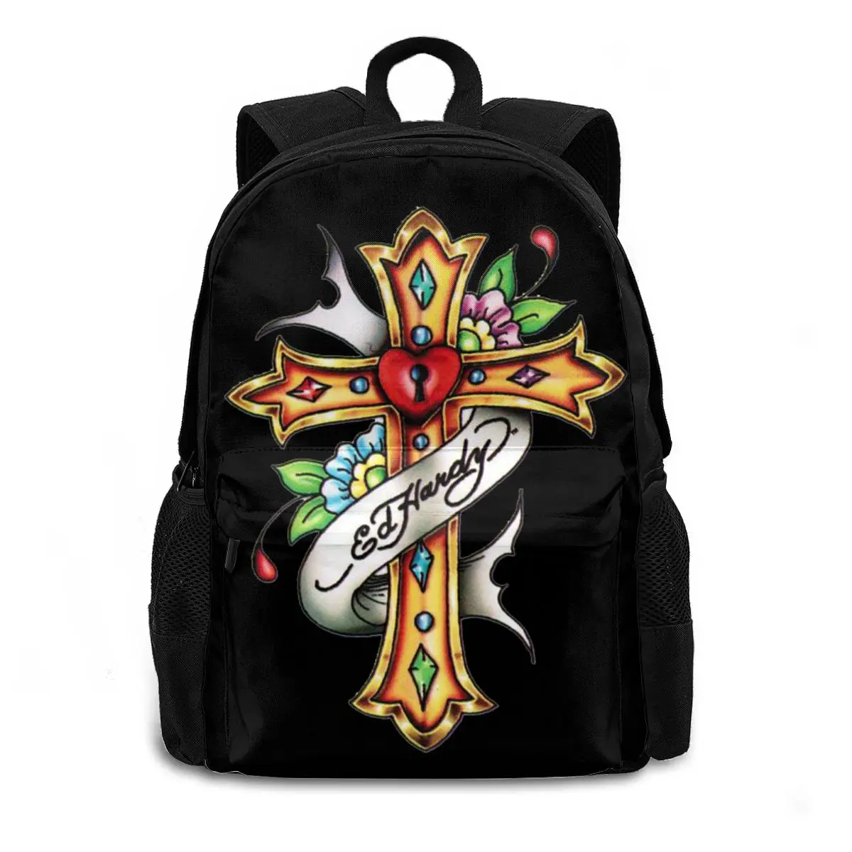 

2000s Aesthetic Backpack Team Ed Hardies Y2k Cyber Backpack Trending Bag Man Woman Schoolbag