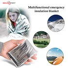 Зимняя занавеска, военное одеяло для аварийной ситуации, водонепроницаемое одеяло для выживания на открытом воздухе, спасательное одеяло из фольги, тепловое пространство, первая помощь