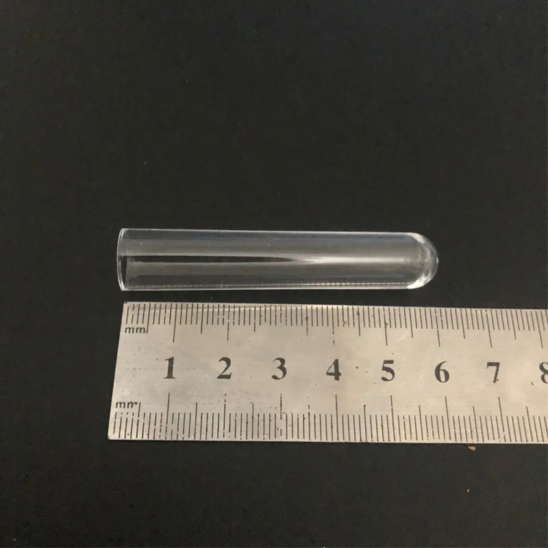Лабораторная прозрачная пластиковая пробирка с пробкой U-образным дном 50 шт. |