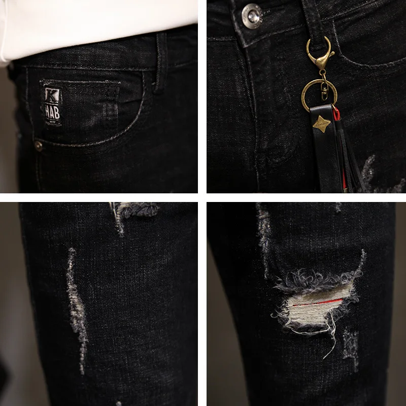 Оптовая продажа 2020 модные повседневные облегающие джинсы карандаш в ковбойском