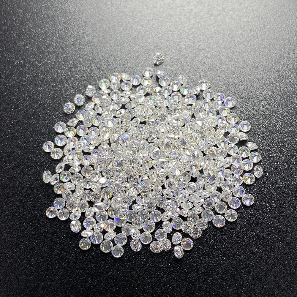 

Mosangnai 0.7-3mm Melee Size D VVS1 Loose Moissanite Price Per Carat For Full Iced Out Diamond Watch Making