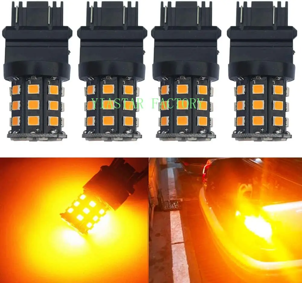 2 шт. Автомобильные светодиодные лампы 3157 W21/5W 33 SMD 2835 21/5 Вт|Сигнальная лампа| |