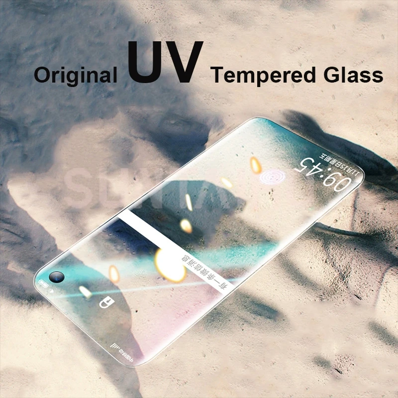 Закаленное УФ стекло для Samsung Note 9 8 10 Plus s10 защита экрана с полным наклеиванием