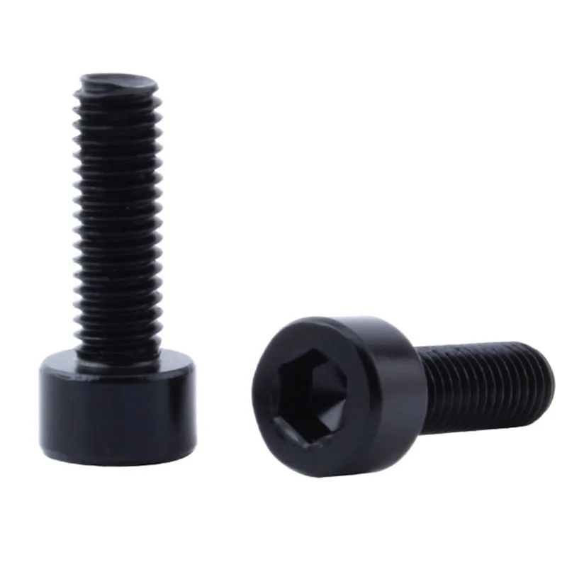2PCS Black 2 шт., велосипедный держатель для бутылки с водой, винты для бутылочной клетки, винты для велосипедной бутылки, болты для велосипедной бутылки, винты из алюминиевого сплава, аксессуары для ремонта велосипеда - Цвет: 2PCS Black