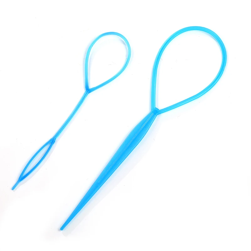 2 шт./лот инструменты для укладки волос пластиковая петля сделай сам шпильки