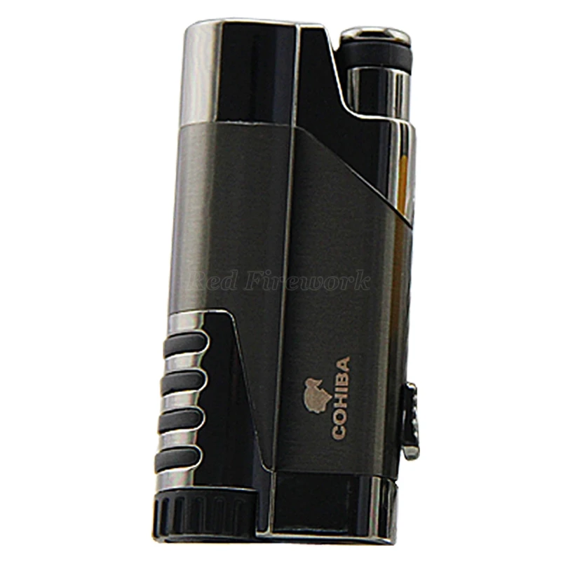 Металлическая ветрозащитная Зажигалка COHIBA для сигарет зажигалка с дырочками