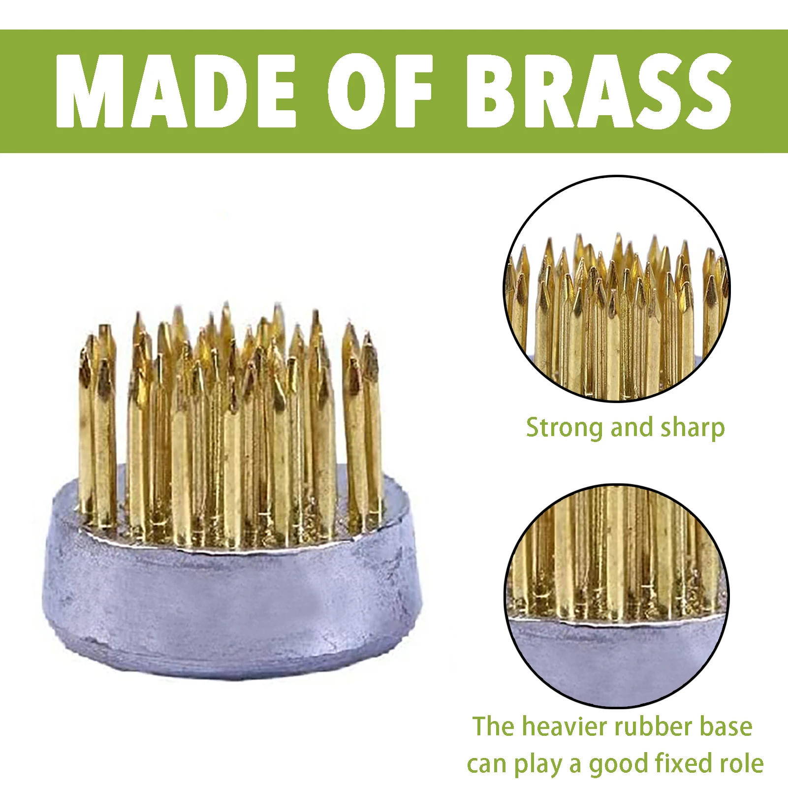 

3PCS Flower Arranger Round Durable Frog Flower Fixed Tools Plant Decoration Fixator Flower Arrangement Gardening Tools in stock