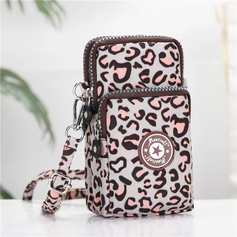 Grey leopard print Популярная Портативная сумка для Iphone XSMAX XR huawei P20P30Samsung S9S10 Plus на плечо - Цвет: Grey leopard print