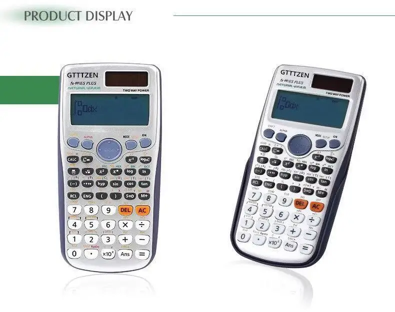 Совершенно FX-991ES-PLUS, научный калькулятор, функция для школьного офиса, два способа питания, студенческий обучающий калькулятор