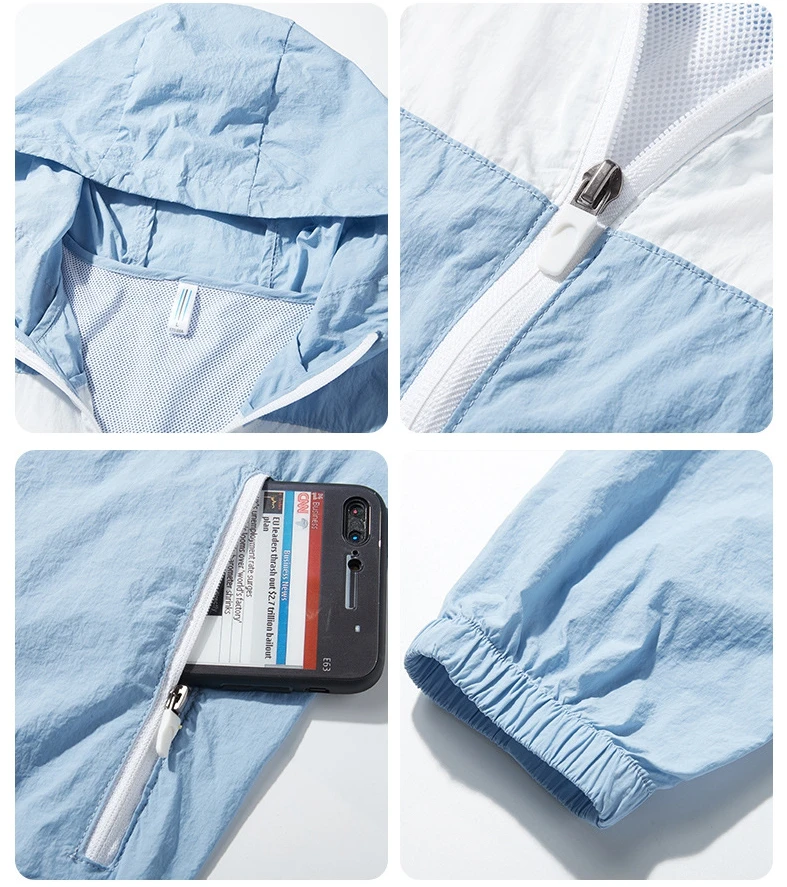 

Cooling Fan Worker Clothes Air Conditioning Clothes Men's Summer Wind Shield USB Charging Sunscreen Outdoor Sports Coat