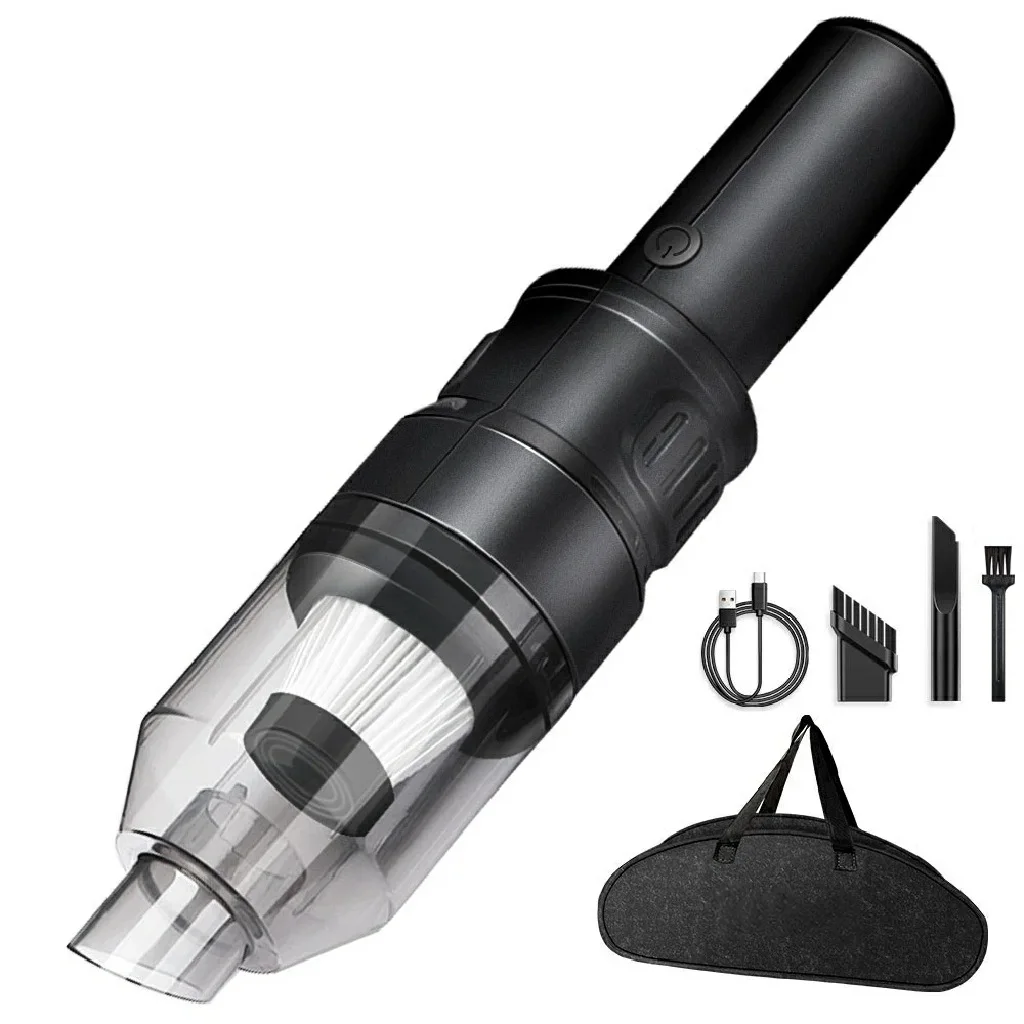 

Miniature Automobile Vacuum Cleaner Wireless Charging High Voltage Cordless Vacuum Cleaner Battery