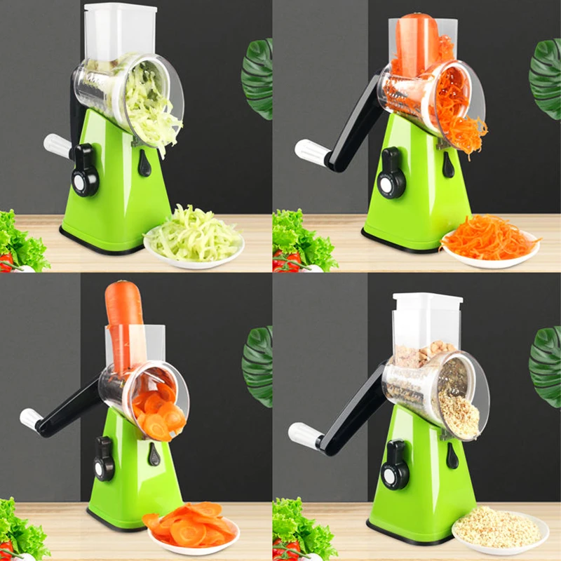 Ручная овощерезка многофункциональная круглая мандолина машина для измельчения
