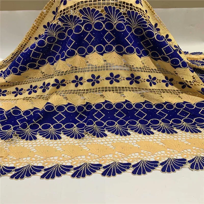 

African Lace Fabrics 2020 High Quality Nigerian Cord Guipure Lace Fabric Bride French Net tulle Lace Fabric for dress df17-64