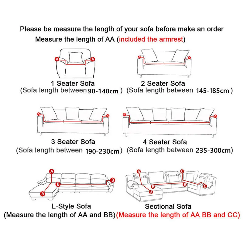 Чехлы для дивана в гостиную однотонный эластичный чехол Серый на 3 места