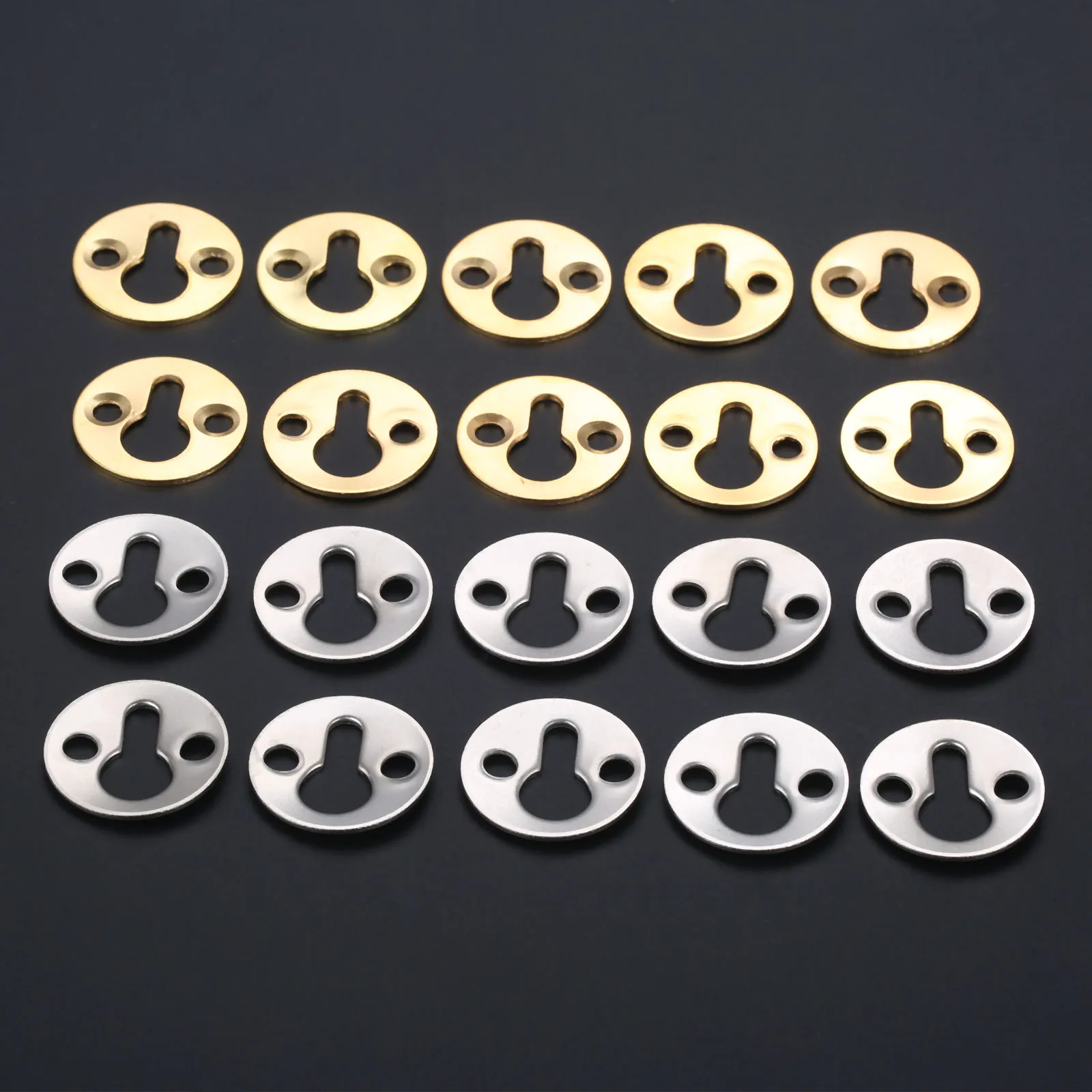 

10pcs 25mm Round Photo Frame Hooks Hanging Picture Oil Painting Mirror Zinc Alloy Gold/Silver w/screws Hanger Wall photo Holder