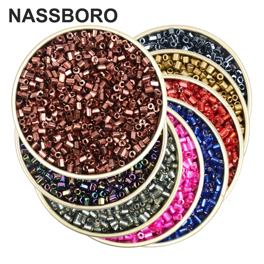 

Approx.1000pcs 2MM Silver Lined Round Gold Czech Glass Beads Seed Spacer Beads For Jewelry Making DIY Bracelet Bag Kralen
