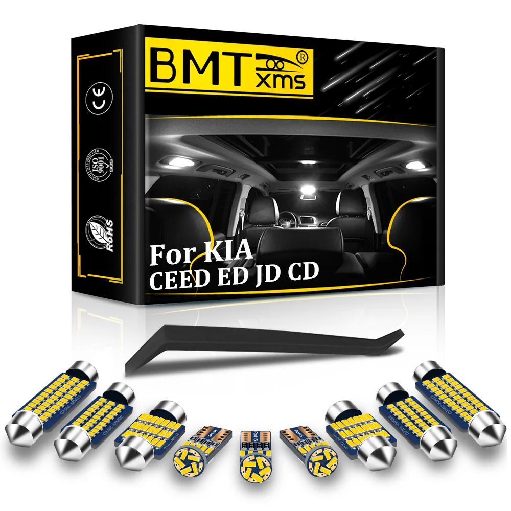 

BMTxms Canbus Vehicle LED Interior Lights Kit For KIA CEED ED JD CD Combi SW Hatchback Sportswagon Pro GT 2006-2019 Error Free