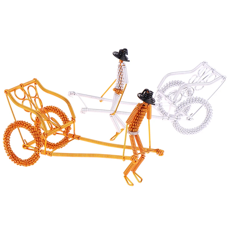 Металлическая Сборная модель велосипеда сделай сам имитация Ретро рикши рикша